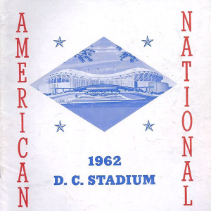 1962 Major League Baseball All-Star Game program