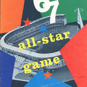 1967 Major League Baseball All-Star Game program