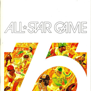 1975 Major League Baseball All-Star Game program