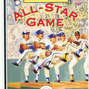 1991 Major League Baseball All-Star Game program