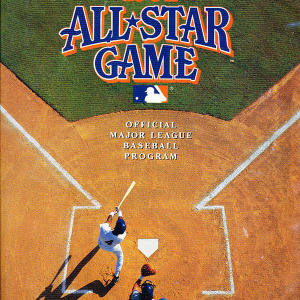 1992 Major League Baseball All-Star Game program