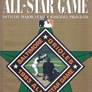 1993 Major League Baseball All-Star Game program