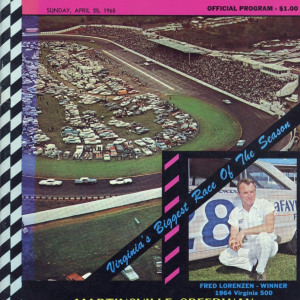 1965 Virginia 500 program