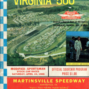 1966 Virginia 500 program