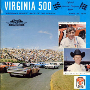 1971 Virginia 500 program