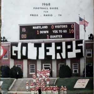 1968 Maryland Terrapins Football Media Guide