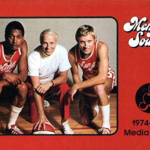 1974-75 Memphis Sounds media guide