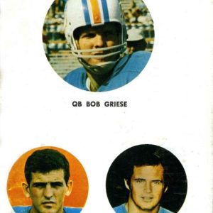 1969 Miami Dolphins media guide