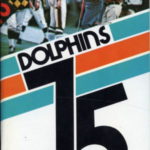 1975 Miami Dolphins media guide