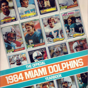 1984 Miami Dolphins yearbook