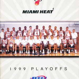 1999 Miami Heat playoff media guide