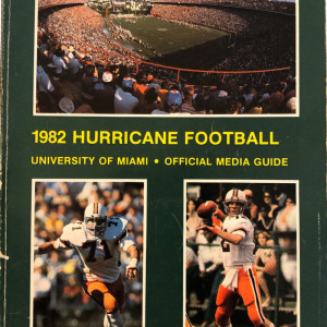 Miami Hurricanes football media guide (1982)