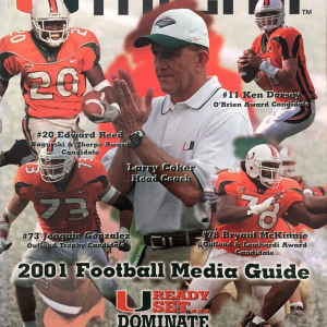 2001 Miami Hurricanes football media guide