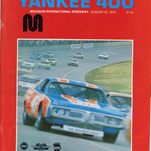 1974 Yankee 400 program