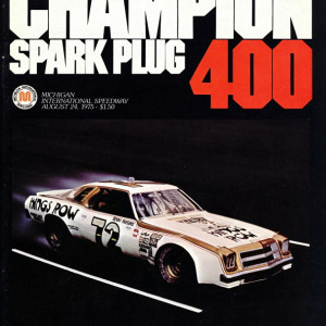 1975 Champion Spark Plug 400 program