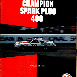 1978 Champion Spark Plug 400 program