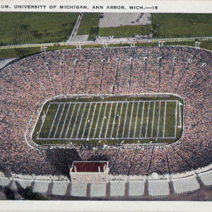 Michigan Stadium postcard