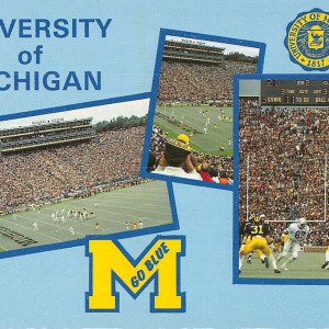 Michigan Stadium postcard 6