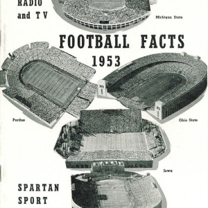 1953 Michigan State Spartans football media guide