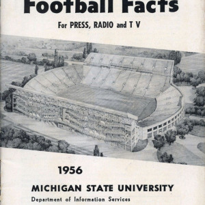 1956 Michigan State Spartans football media guide