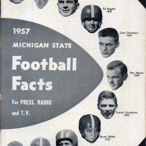 1957 Michigan State Spartans football media guide