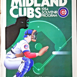 1984 Midland Cubs program