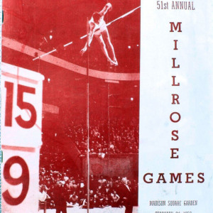 1958 Millrose Games program