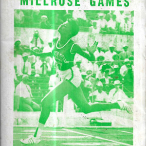 1961 Millrose Games program