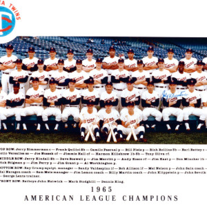 1965 Minnesota Twins Team Photo