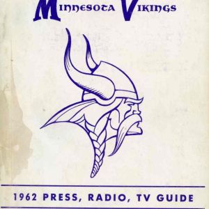 1962 Minnesota Vikings media guide