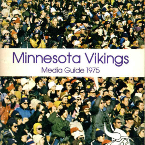 1975 Minnesota Vikings media guide