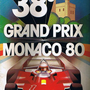 1980 Monaco Grand Prix race program