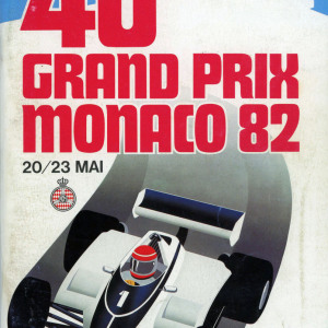 1982 Monaco Grand Prix race program