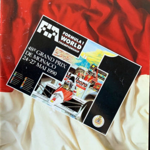 1990 Monaco Grand Prix race program