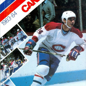 1983-84 Montreal Canadiens media guide/yearbook