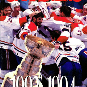 1993-94 Montreal Canadiens media guides/yearbook