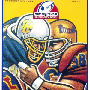 1999 Music City Bowl program