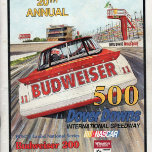 1988 Budweiser 500 program