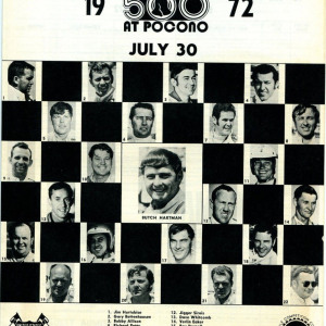 1972 Pennsylvania 500 program