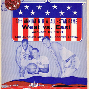 1963 NBA All-Star Game program