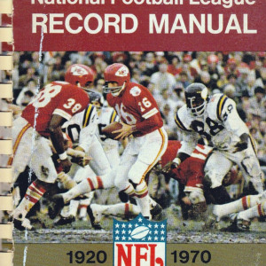 1970 National Football League (NFL) record manual