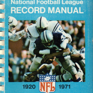 1971 National Football League (NFL) record manual