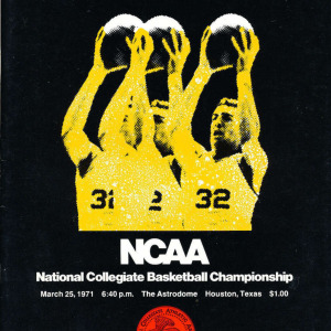 1971 Final Four program