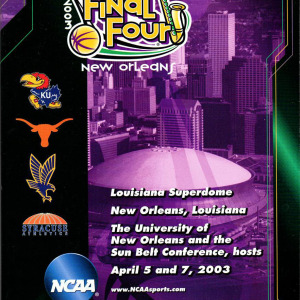 2003 Final Four program