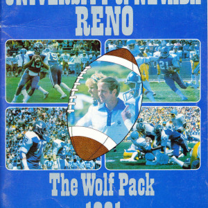 1981 Nevada Wolf Pack football media guide