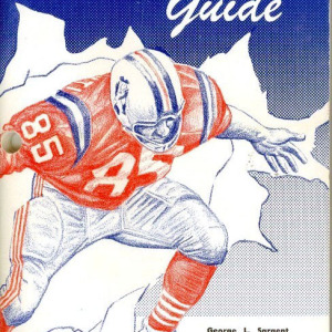 1966 Boston Patriots media guide