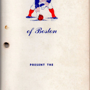 1968 Boston Patriots media guide