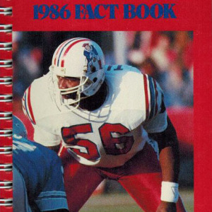 1986 New England Patriots media guide