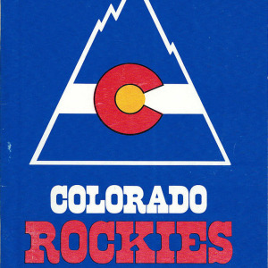 1976-77 Colorado Rockies (NHL) yearbook