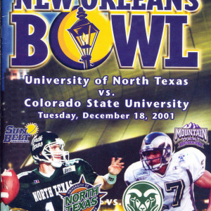2001 New Orleans Bowl program